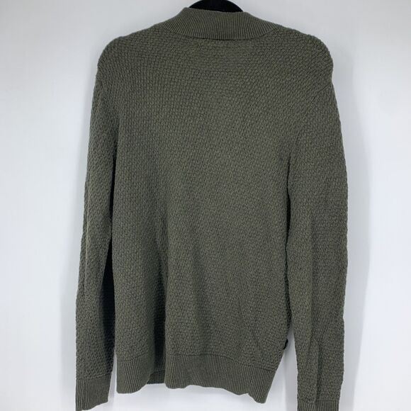 Frederik Anderson Copenhagen Mens Small Cardigan Sweater‎ Fisherman Waffle Knit - Picture 9 of 10